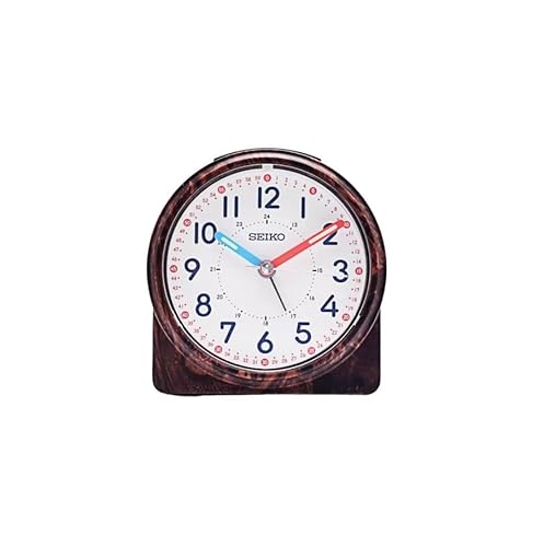 Seiko Clock Alarm Clock Dark Brown