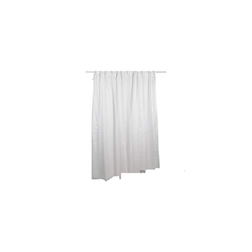 Plumbob 611019 White Polyester Shower Curtain
