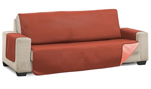 Martina Home Diamond 4 Seater Sofa Cover - Teja/Coral
