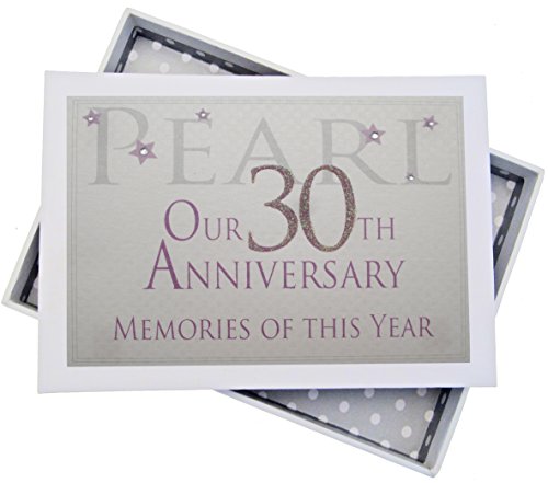 WHITE COTTON CARDS 30th Anniversary, Mini Photo Album, Memories of This Year