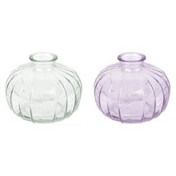Talking Tables Clear Glass Bud Vase for flowers, s & Talking Tables Lilac Glass Bud Vase for flowers, s Table Decor Bundle