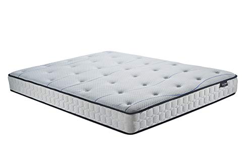Birlea, 135cm, Sleepsoul Air Open Coil Spring Mattress, Cotton, Double,White