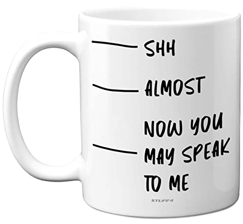 Now You May Speak- 11oz Ceramic Dishwasher Safe Premium Mugs, Silly Secret - Now You May Speak- 11oz Ceramic Dishwasher Safe Premium Mugs, Silly Secret Santa Presents, Christmas Mugs for Adults