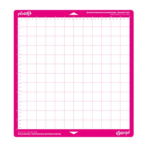 "plottiX 105001 12"" x 12"" Magenta Cutting Mat"