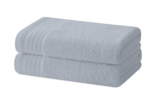 Degrees home - Set of 2 Hand Towels – Bath Towels – 100% Cotton – 480 g/m² – 100 x 50 cm