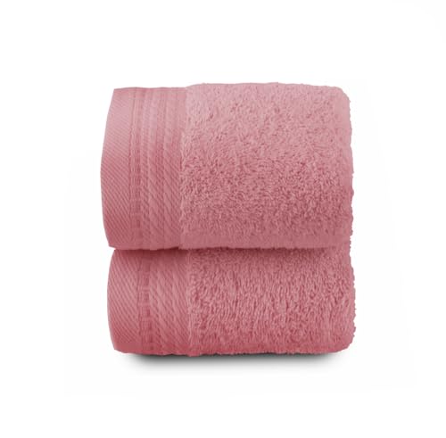 Top Towel Premium - Large Bath Towels - Bathroom Towels - 2 Face or Bidet Towels - 30 x 50 cm - 100% Cotton - 600 g - Kettle