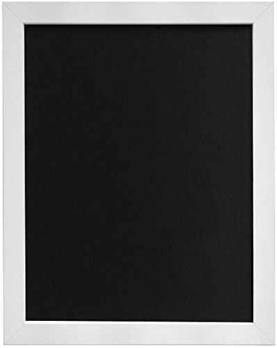 FRAMES BY POST 25mm wide H7 White Picture Photo Frame with Black Backing Board A4