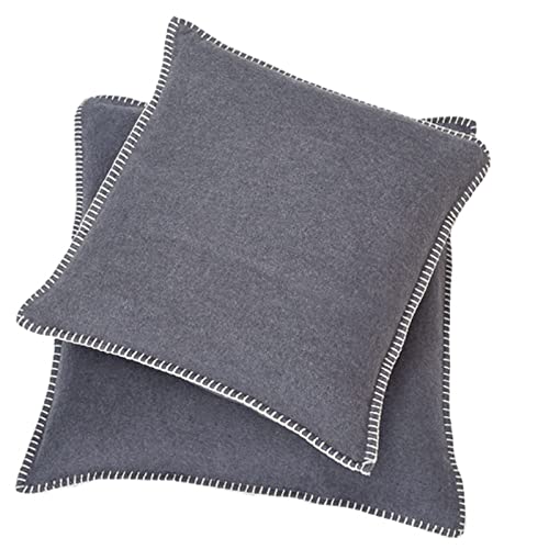 David Fussenegger M??l?? Felt Cushion Cover Decorative Cushion Made of Cotton Fluffy Soft 40 x 40 cm