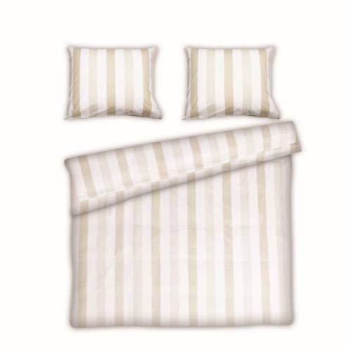 Papillon Porto Duvet Covers Sand, Cotton, 140 x 200/220 cm