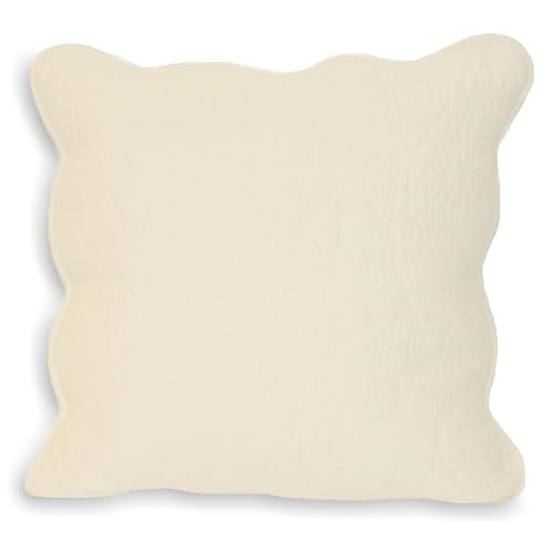 Paoletti Toulon Embroidered Cotton Feather Filled Cushion