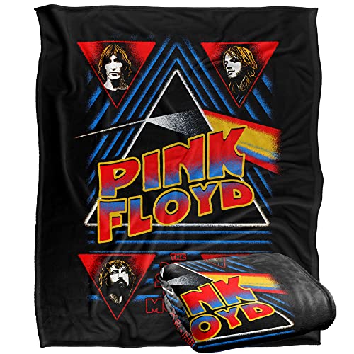 Pink Floyd Dark Side Silky Touch Super Soft Throw Blanket 152 X 127 Cm