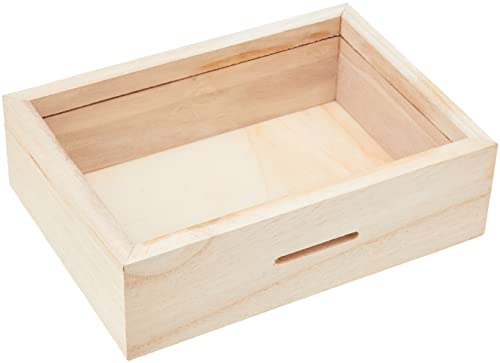 Artemio Wooden Travel Box, 17 cm x 12 cm x 5 cm, Wood, 17 x 12 cm