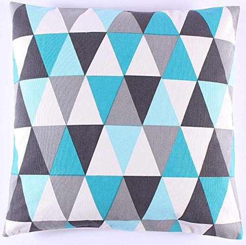Decorative Square Cushion cover 50 x 50 cm for Home made from Cotton for Living Room Sofa Bedroom cc269