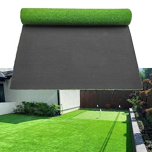 "honeypet 0.5"" Grass Height Artificial Grass Turf Lawn Customized Size Indoor Outdoor Balcony Garden Landscape Pet Rug Home Decor (0.3"" 3x5ft)"