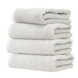 Ruggeri 4 Piece Guest Towel Set, 40x50 cm, Soft Cotton, White