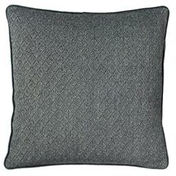 Paoletti Blenheim Cushion Cover, Viscose, Polyester, Linen, Grey