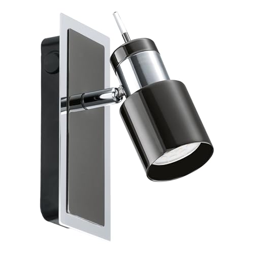 Eglo LED Wall Lamp Davida 1, wall Light, Metal Wall Spotlight in Chrome