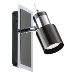 Eglo LED Wall Lamp Davida 1, wall Light, Metal Wall Spotlight in Chrome