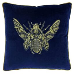 Paoletti Cerana Polyester Filled Cushion,Royal Blue