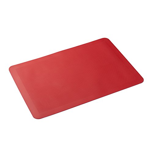 Zeal Silicone Baking Sheet Oven Liner, Reusable Non-Stick Baking Pan Mat. Heat Resistant Oven Liner Trivet, 42 x 30 Centimeters, Red