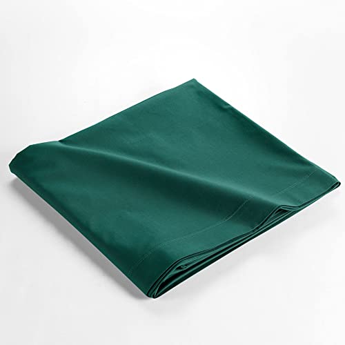 douceur d'intérieur Flat Sheet 240 x 300 cm 100% Organic Cotton Biolina Emerald