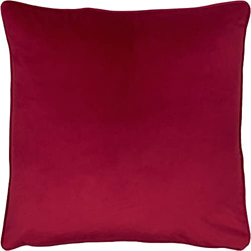 furn. Evans Lichfield Opulence Cushion Cover, Polyester, Scarlet
