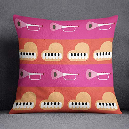 Questo Casa Decorative Pillow Case Cushion Cover Home Decor Sofa Cafe Size 45x45cm - Designed and Made in Turkey