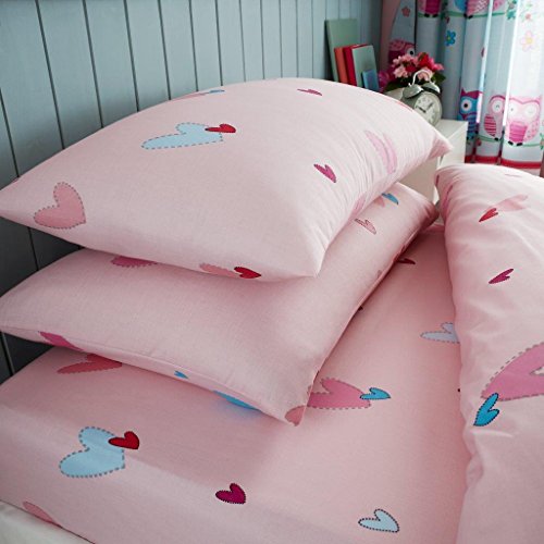 Gaveno Cavailia Easycare Kids Rotary Sheet Set with Fitted Sheet and Pillow Case, [ Owl - Single ]