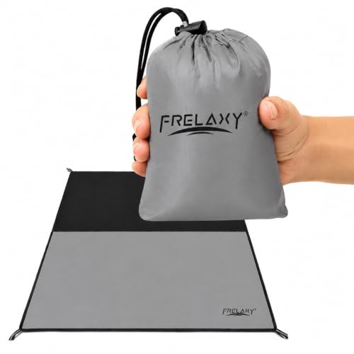Frelaxy Pocket Picnic Blanket, Waterproof Blanket for Beach Festival - Lightweight compact design, Multi-use outdoor blanket, Waterproof & sandproof material, Easy to carry, Picnic, Camping