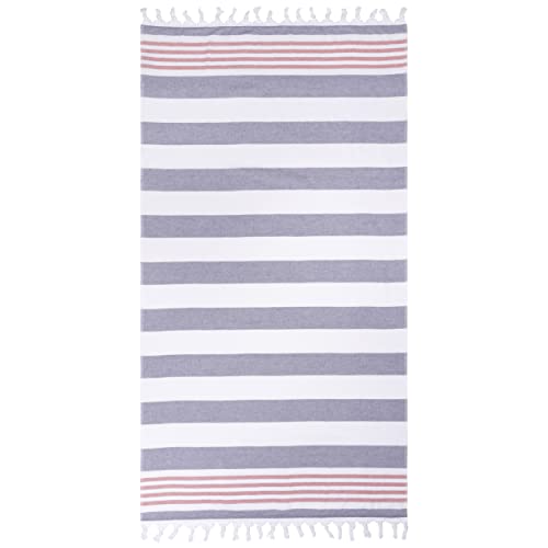 Superior Oversized Beach Towel, Cotton, Baked Apple, 35x68