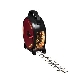 Konstsmide Micro LED Cable Reel Christmas Outdoor Fairy Lights Plug in/Outdoor or Indoor (IP44) / 1000 Warm White Diodes Cluster/Black Cable String Lights