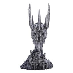 Nemesis Now Lord of the Rings Sauron Tea Light Holder 33cm, Silver