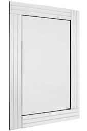 Barcelona Trading Grace Silver Glass Venetian Framed Rectangle Bevelled Wall Mirror 48in x 32in (120cm x 80cm),YC028-1