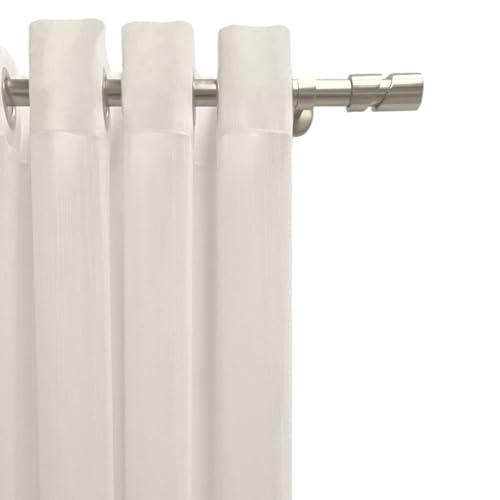 Alexandra House Living Lisbon Curtain White 140 x 270 x 1 cm Translucent