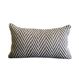"vctops Boho Throw Pillow Cover Black and White Knitted Woven Pillow Cushion Cover Arrow Knit Decoration Lumbar Pillowcase for Sofa Couch Bedroom Living Room - 12""x20"""