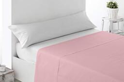 Miracle Home Soft and Comfortable Fitted Sheet 90cm 50% Polyester Pink