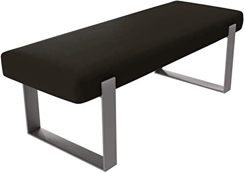 Vant Upholstered Bedroom Bed Bench - Living Room & Lounge Ottoman - 158 kg Weight Capacity (Vintage Leather Saddle Brown)