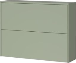 Germania Shoe Cabinet 1349-629 GW-Binetto, in Taupe Green/Oak-repro, with push-to-open function, 99 x 74 x 27 cm (WxHxD)