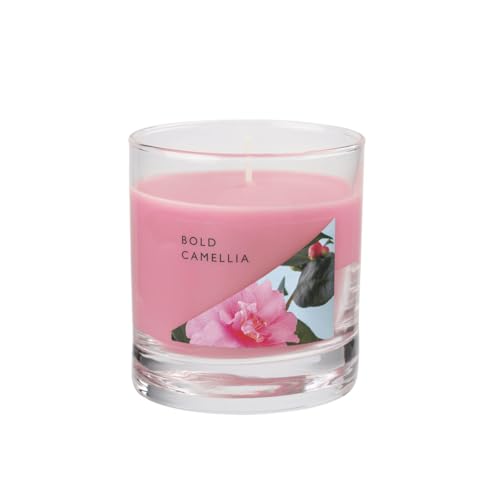 Wax Lyrical Bold Camellia Candle 50hr, Pink