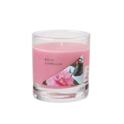 Wax Lyrical Bold Camellia Candle 50hr, Pink