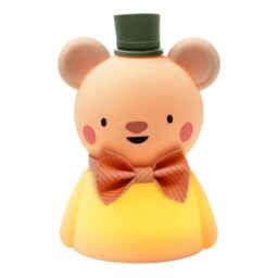 Taf Toys Little Bear Night Light – Soft Silicone Rechargeable Baby Lamp with Three Brightness Settings - USB Rechargeable Toddler Sleep Aid - Portable Nursery Light for Babies, Infants & Children 0m+