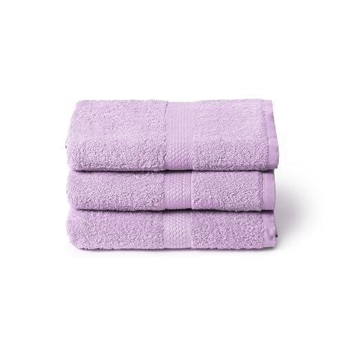 Caleffi 3X Large Bath Towel Set, Size 55x105cm, 100% Cotton Bath Set - Soft and Absorbent, Face and Daily Use, Shower Towel, Large Towel
