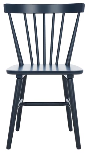 Safavieh Set of 2 Wooden Dining Chairs, in Navy