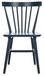 SAFAVIEH Set of 2 Wooden Dining Chairs, in Navy