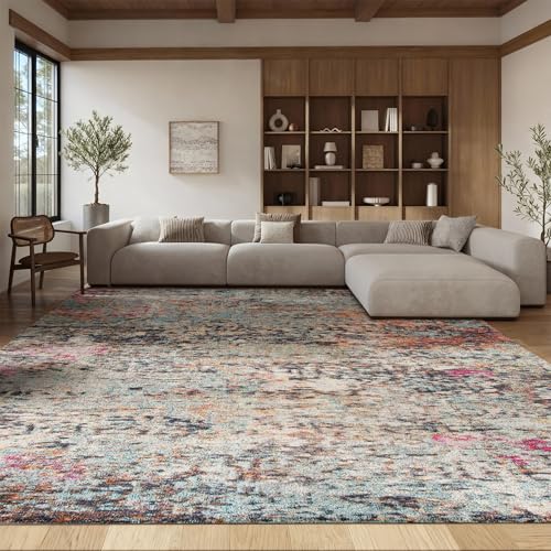 SAFAVIEH Contemporary Rug for Living Room, Dining Room, Bedroom - Madison Collection, Short Pile, in Black and Gold, 183 X 274 cm