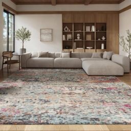 SAFAVIEH Contemporary Rug for Living Room, Dining Room, Bedroom - Madison Collection, Short Pile, in Black and Gold, 183 X 274 cm
