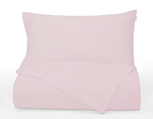 Bianca Plain Dyed Pink Duvet Cover Set 200 x 220 + 60 x 70 (2)