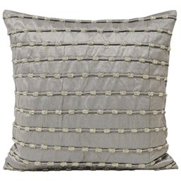 Riva Paoletti Riva Kismet Grey Cushion Cover, 50 x 50 cm, Polyester