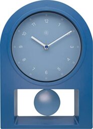 nXt - Table Clock - 30 x 20 cm - Plastic - Petrol - 'Swing Table'