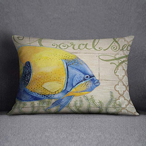 Bonamaison Decorative Cushion Cover, Cotton Polyester, Multicolor, 35x50